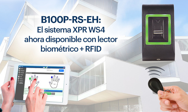 doble lector biometrico rfid control de acceso