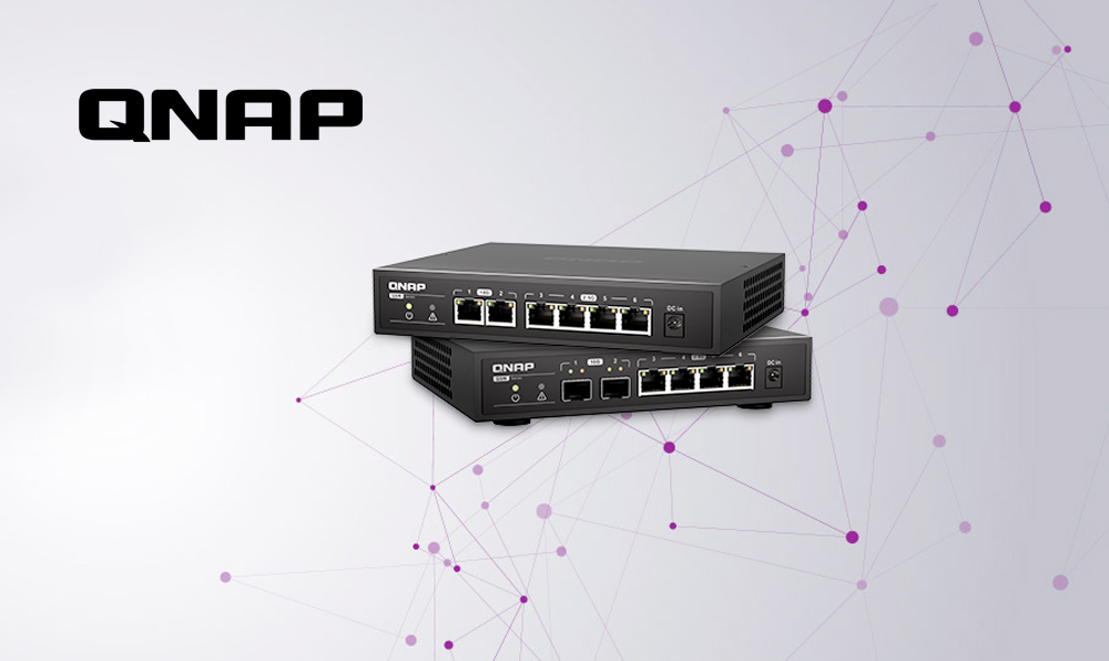 portada de linea de switches qnap qsw-2104